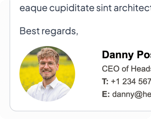 E-posta İmzası Oluştur